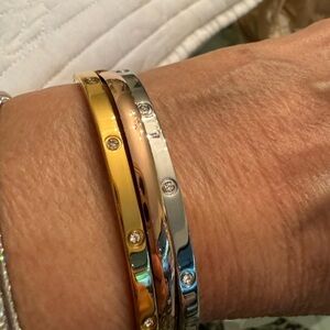 Assorted beautiful stainless steel and silver jewelry